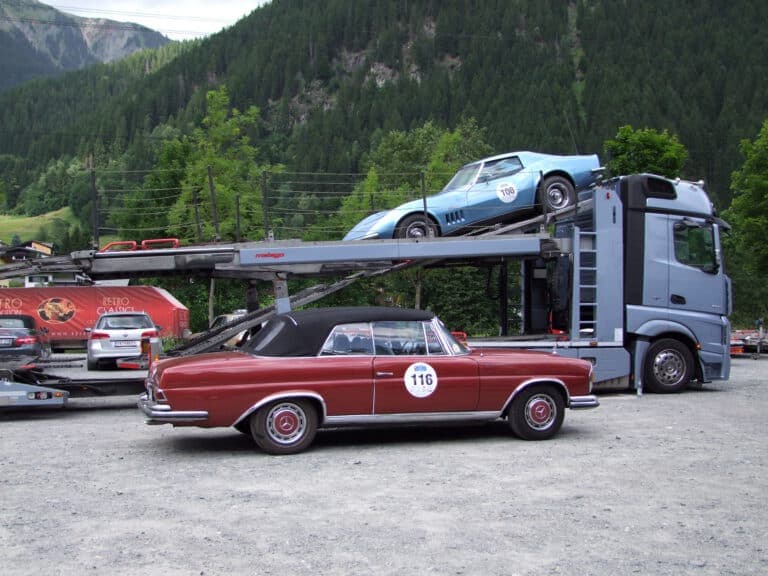 Geschlossener Fahrzeugtransport – Classic Car Service Impression 13